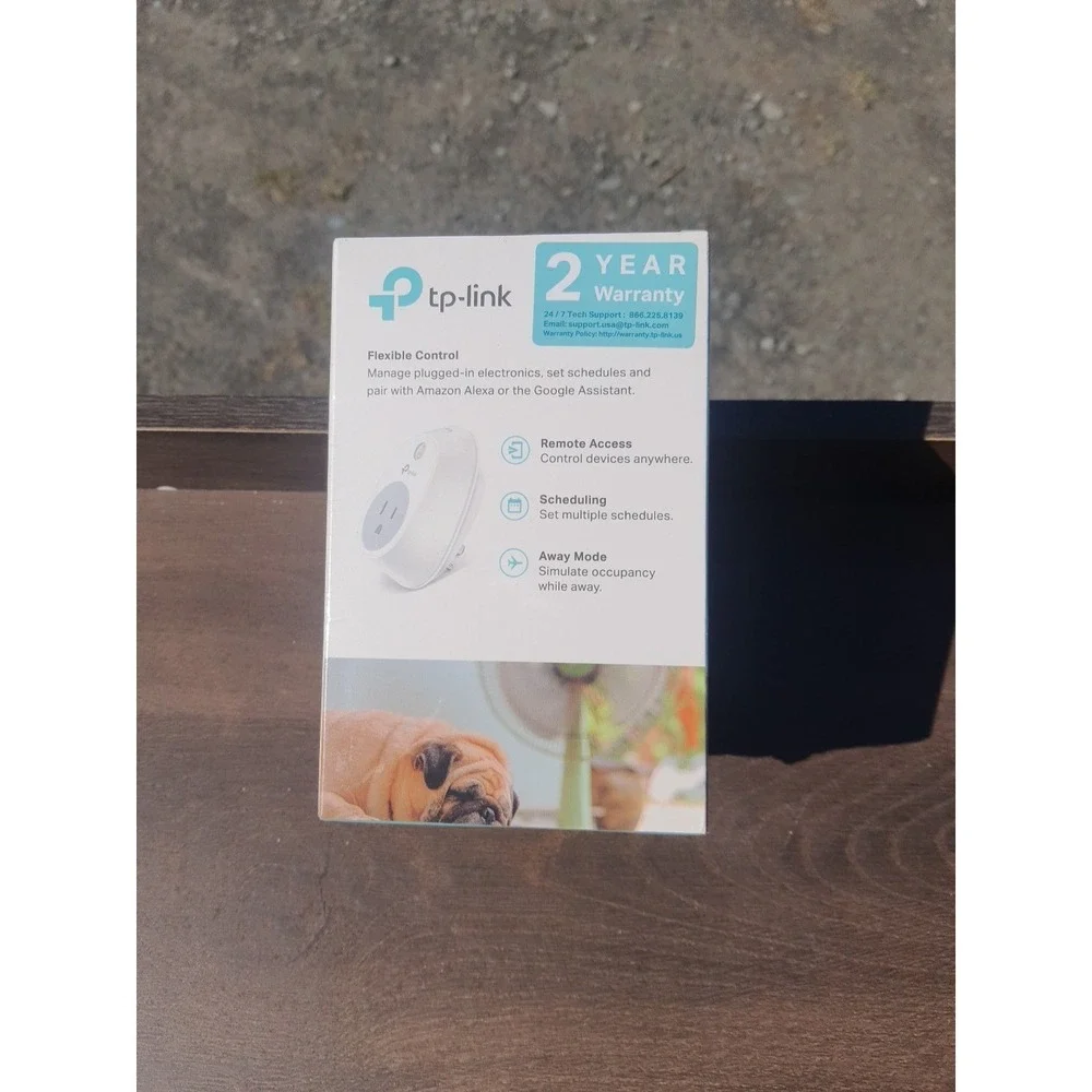 TP-Link - HS100 - Smart WiFi Plug - w/Google Assistant & Amazon Alexa NEW Sealed